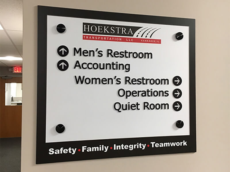 Hoekstra Transportation, LLC signage